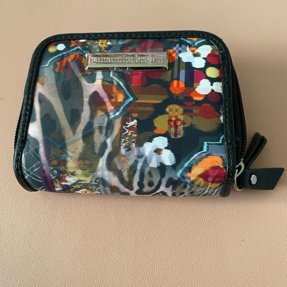 Samantha Brown Wallet. Multi Fall Colors
